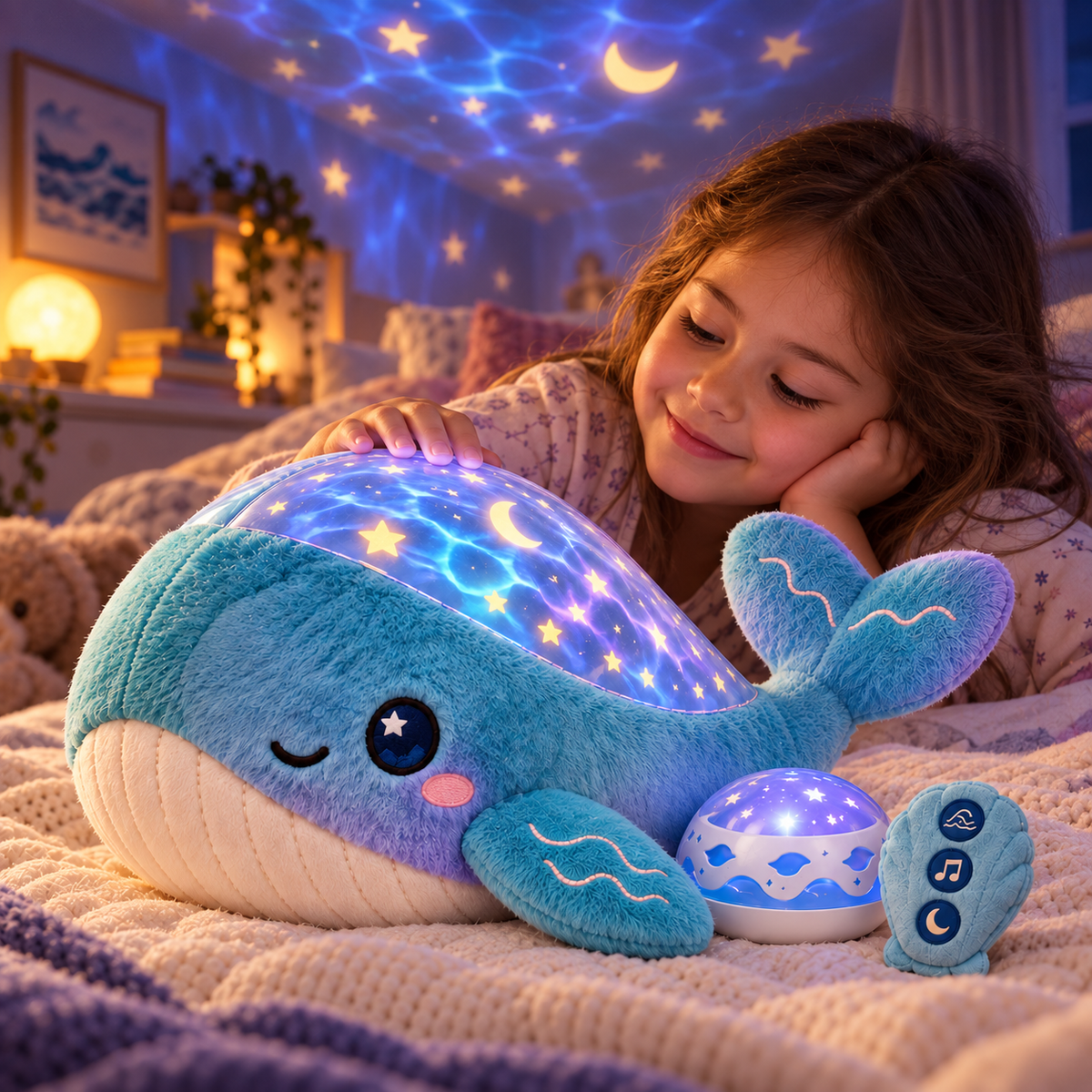 Lumeroia DreamTide Whale lifestyle scene