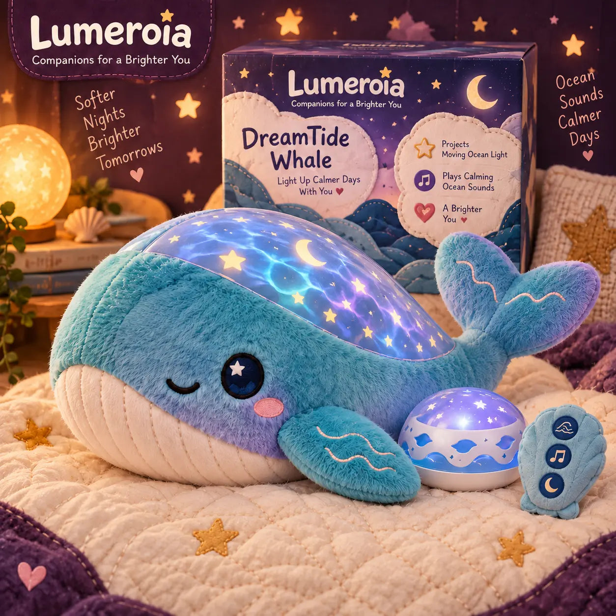 Lumeroia DreamTide Whale product view