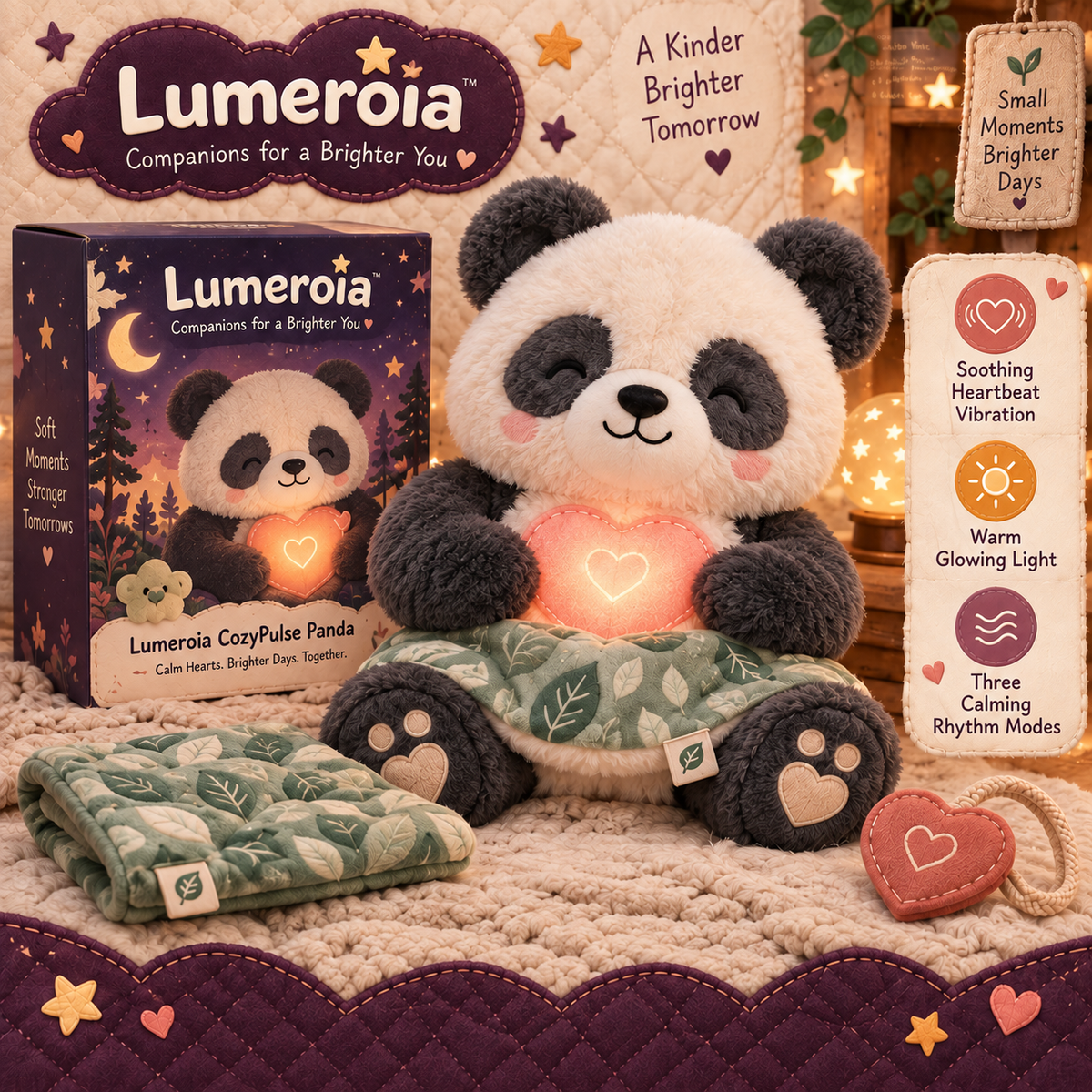Lumeroia CozyPulse Panda product view