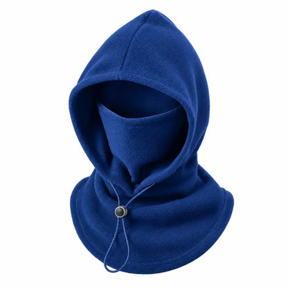 Termální kukla ThermaFleece 3 v 1 – čepice, maska a nákrčník – blue