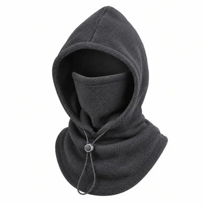Termální kukla ThermaFleece 3 v 1 – čepice, maska a nákrčník – dark-gray
