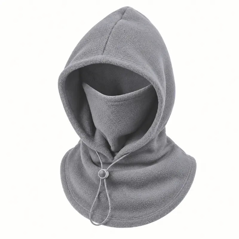 Termální kukla ThermaFleece 3 v 1 – čepice, maska a nákrčník – light-gray