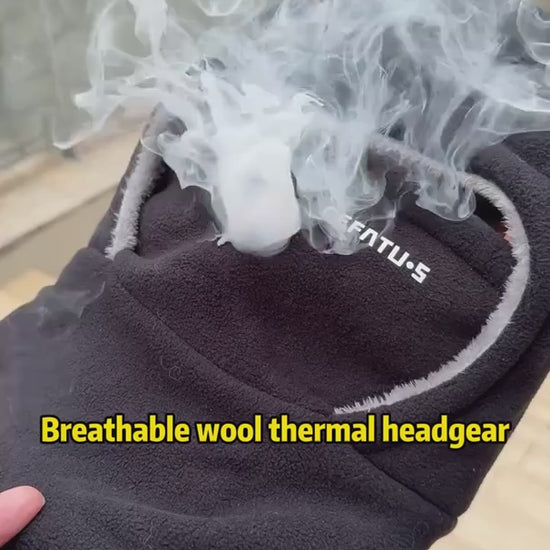 Termální kukla ThermaFleece 3 v 1 – čepice, maska a nákrčník – video 3