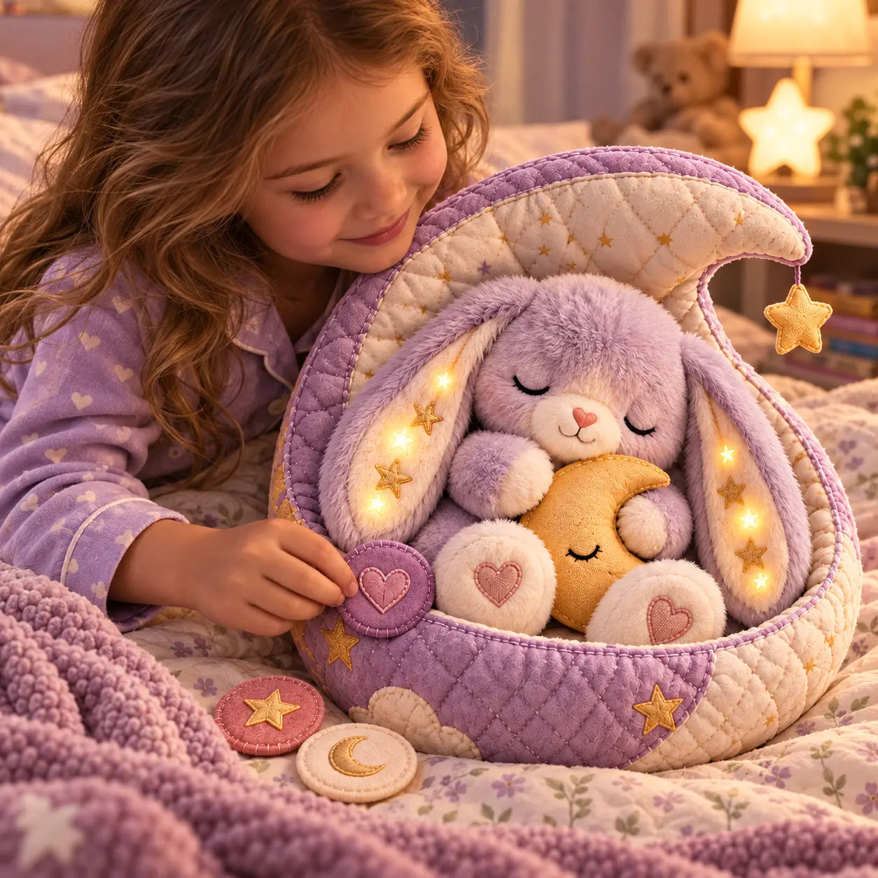 BEDTIME COMFORT with Lumeroia StarNest Bunny
